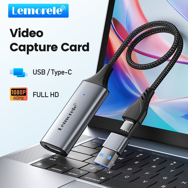 Gaming Console With Phone - Lemorele USB 2.0 karta przechwytująca wideo