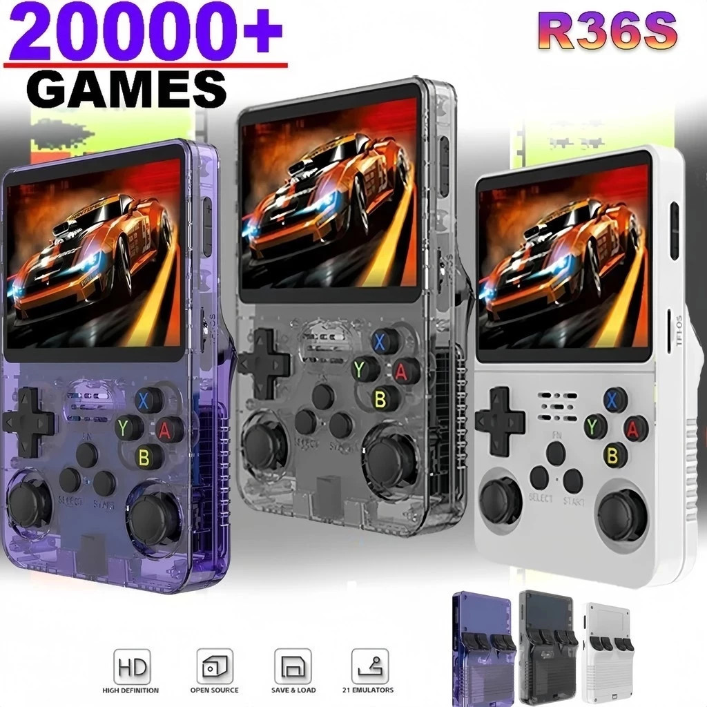 Gaming Console Xbox 360 - Mini R36S Retro Konsola Przenośna do