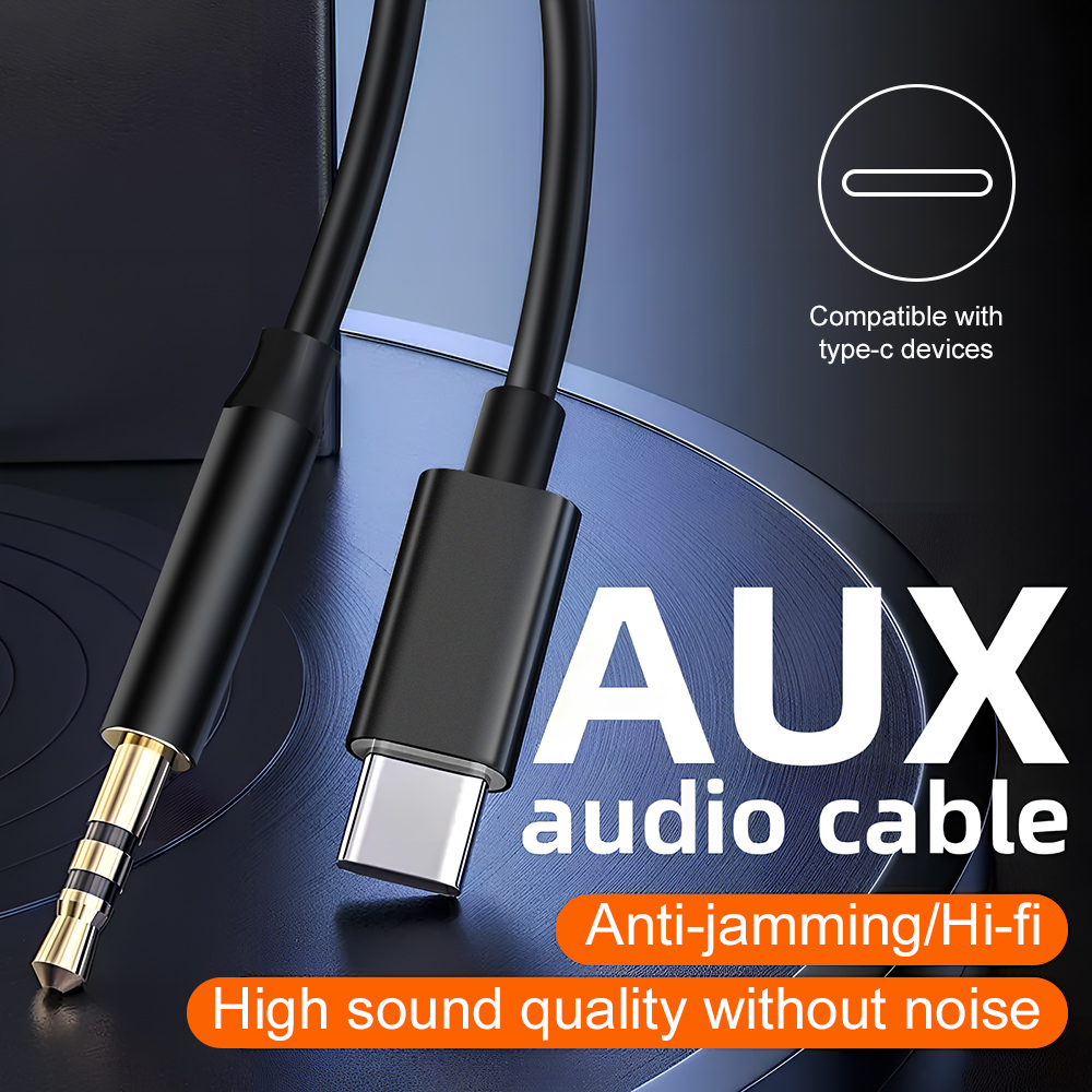 Gaming Console Entertainment Center - Kabel audio Type-C do 3.5mm AUX