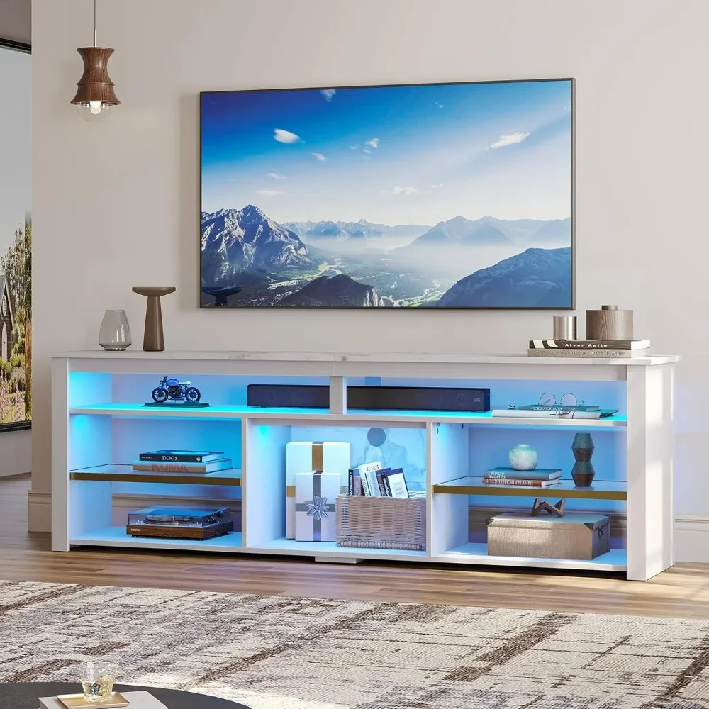 Gaming Console Entertainment Center - Stojak pod telewizor na telewizor o