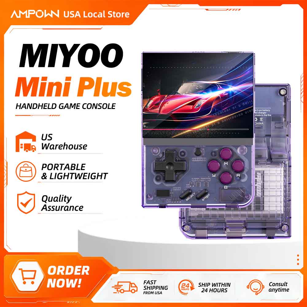 Gaming Console.Emulators - Konsola retro Miyoo Mini+ z ekranem