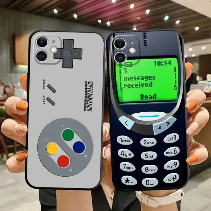 Gaming Console Quotes - Etui na telefon w stylu retro