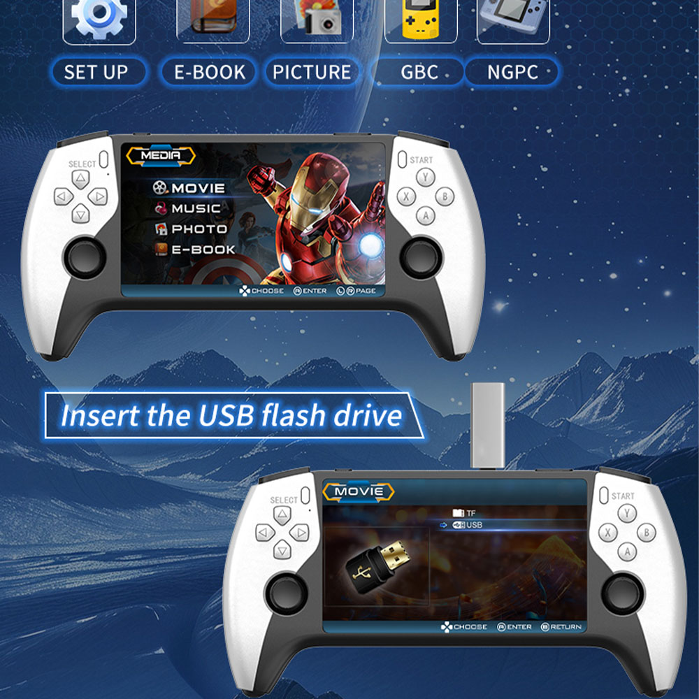 Nowa konsola przenośna SF3500  – Gaming Console.Emulators recenzja i cena