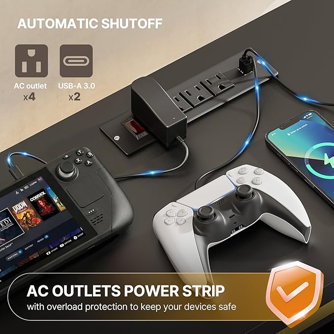Nowoczesna szafka RTV z oświet – Gaming Console Entertainment Center recenzja i cena