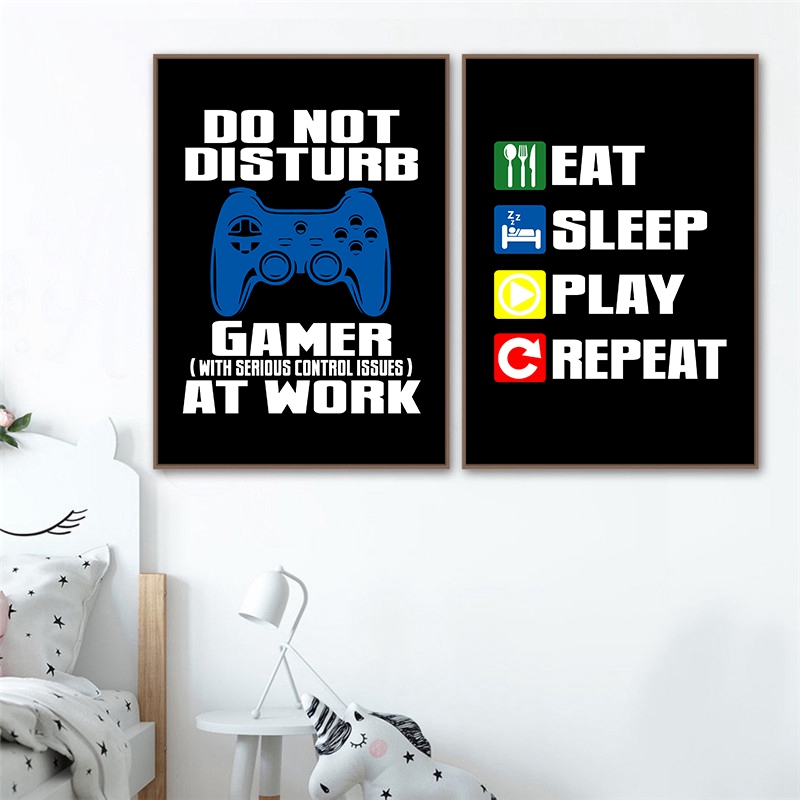 Obrazy z cytatami o grach, mal – Gaming Console Quotes recenzja i cena