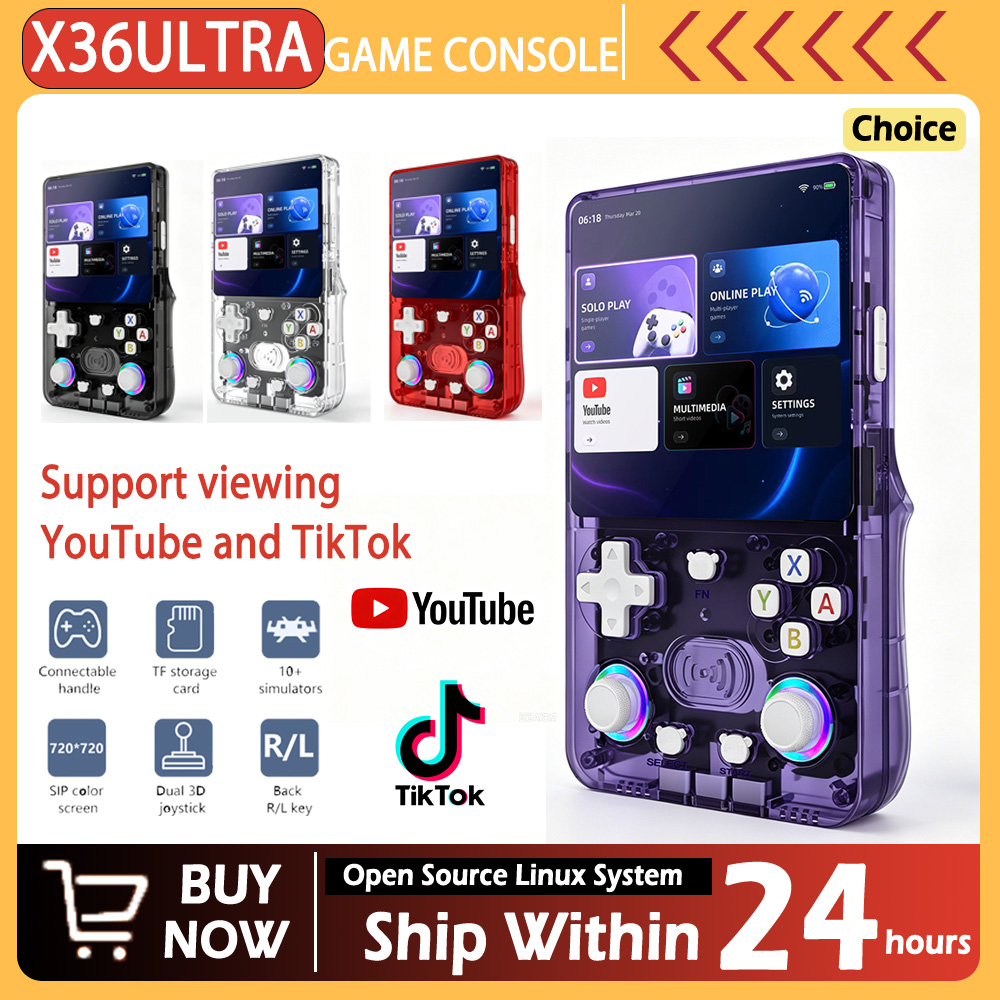 Nowa konsola do gier retro X36 – Gaming Console Youtube recenzja i cena
