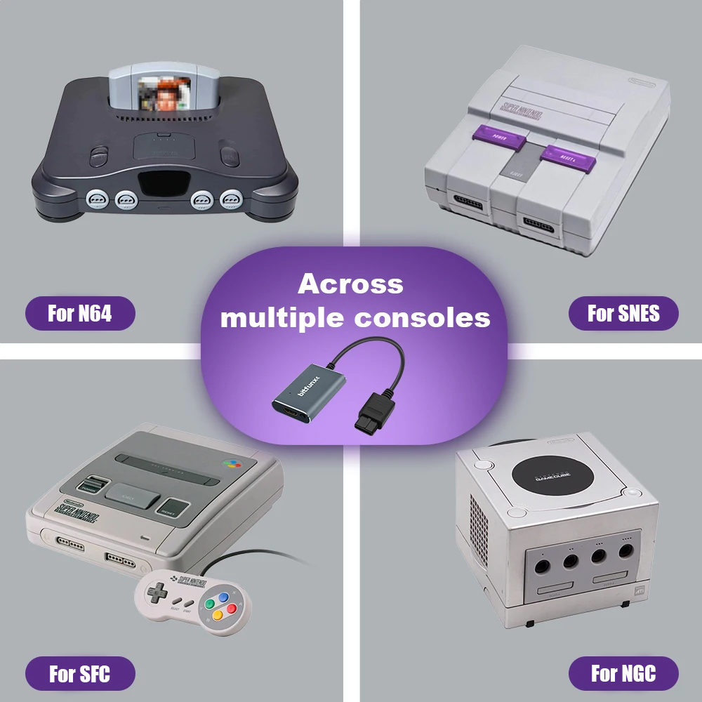 Bitfunx 720P Adapter S-Video / – Gaming Console Retro Handheld recenzja i cena