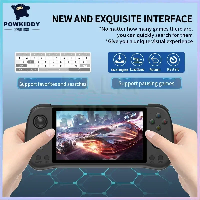 POWKIDDY X55 Retro przenośna k – Gaming Console X55 recenzja i cena