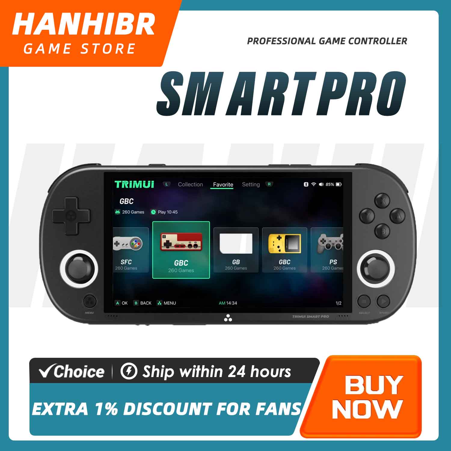 TRIMUI SMART PRO Konsola do gi – Gaming Console.Emulators recenzja i cena