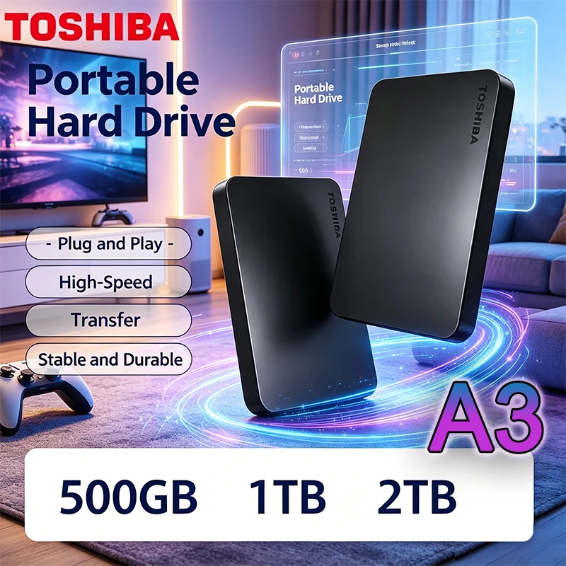 Toshiba A3 Canvio Basics 500GB – Gaming Console Driving recenzja i cena