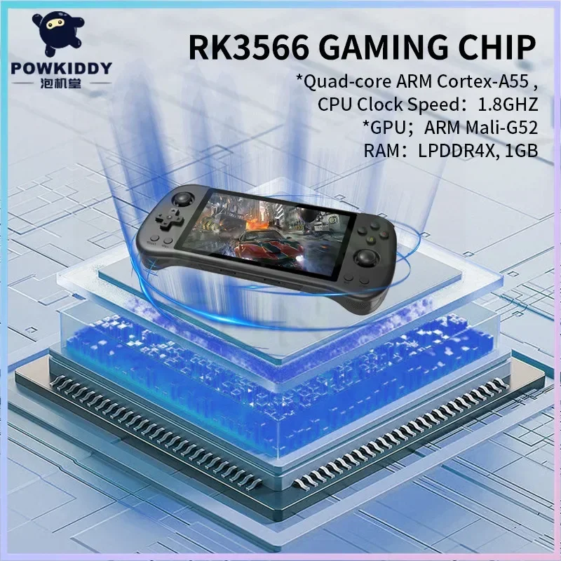 POWKIDDY X55 Retro przenośna k – Gaming Console X55 recenzja i cena