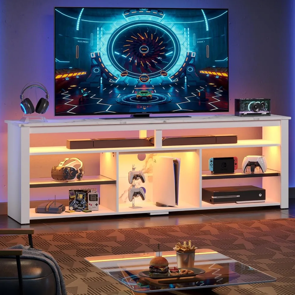Stojak pod telewizor na telewi – Gaming Console Entertainment Center recenzja i cena