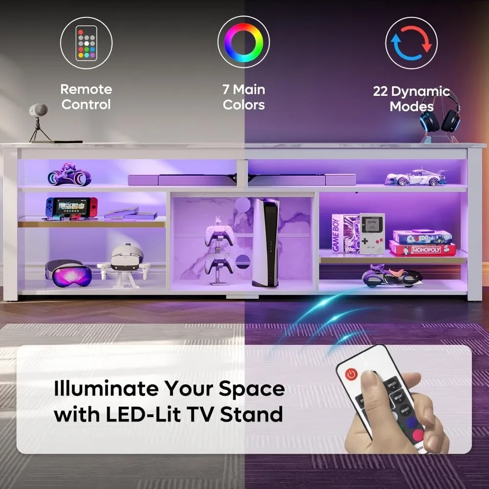 Stojak pod telewizor na telewi – Gaming Console Entertainment Center recenzja i cena
