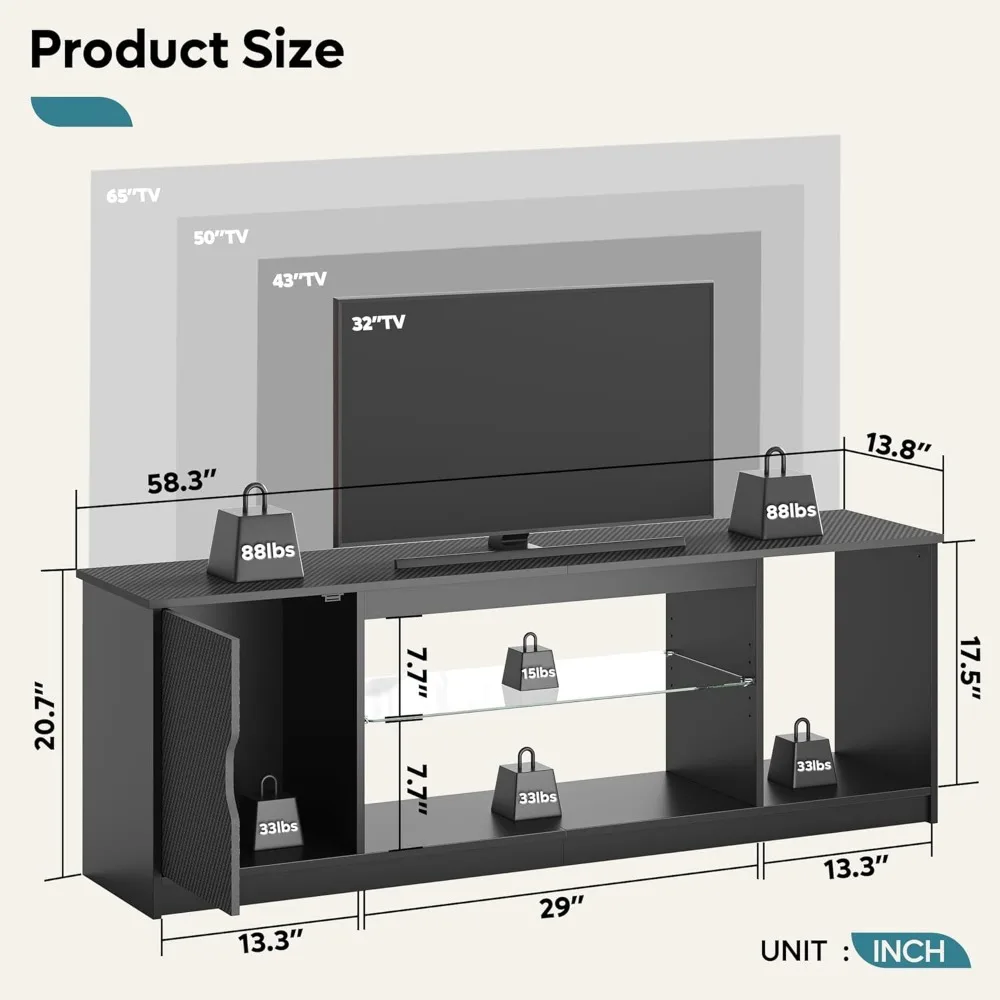 Bestier LED Entertainment Cent – Gaming Console Entertainment Center recenzja i cena