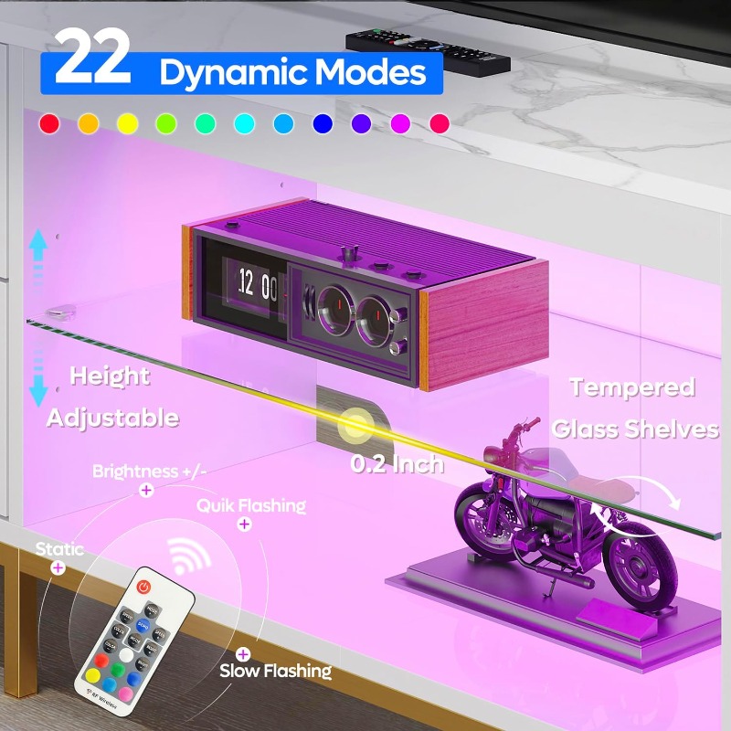 Szafka RTV Bestier na telewizo – Gaming Console Entertainment Center recenzja i cena