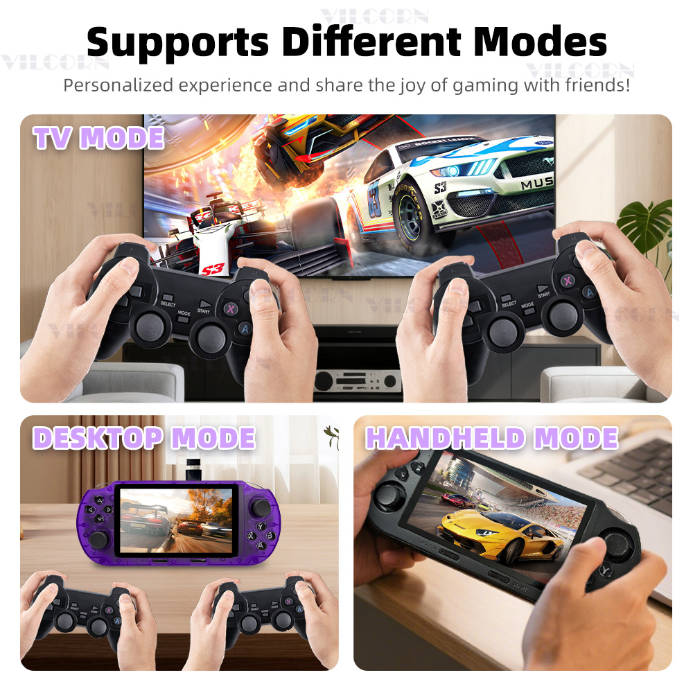Konsola przenośna VILCORN SF30 – Gaming Console Youtube recenzja i cena