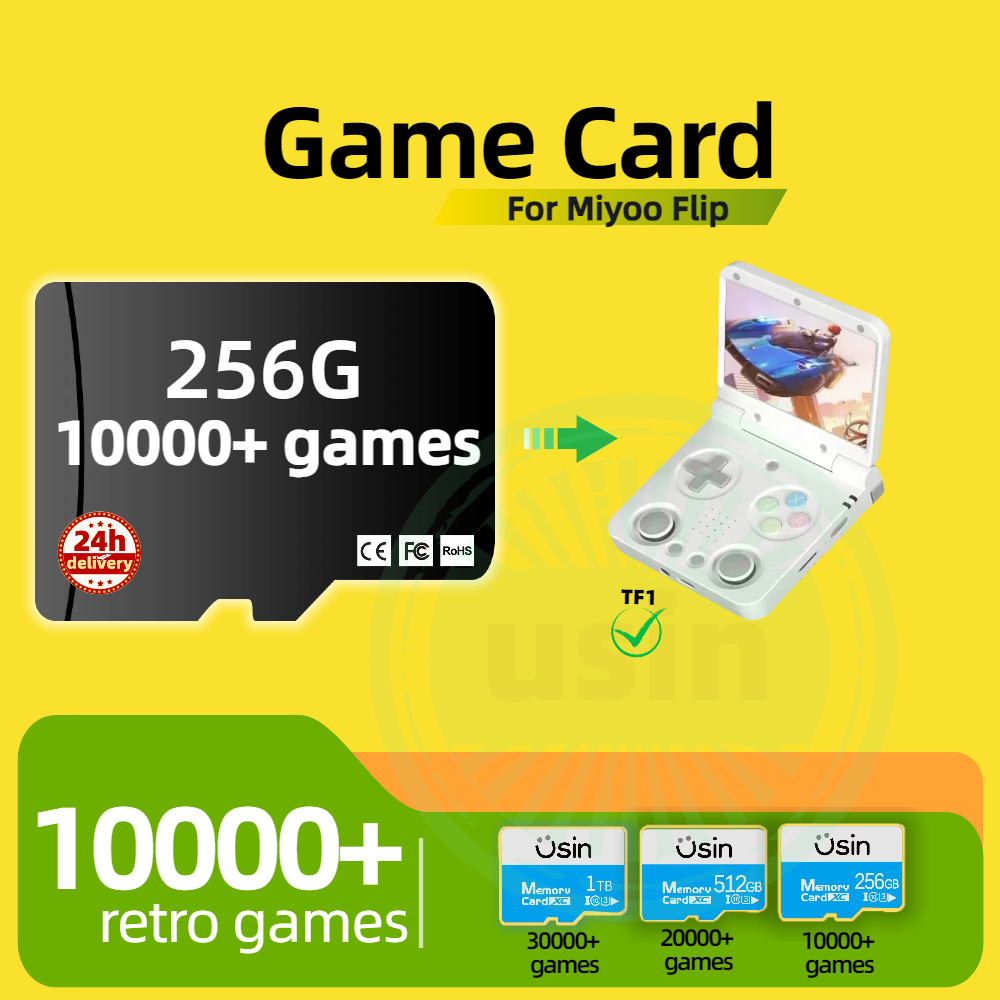 Karta do gry Miyoo Flip 30000+ – Gaming Console Retro Handheld recenzja i cena