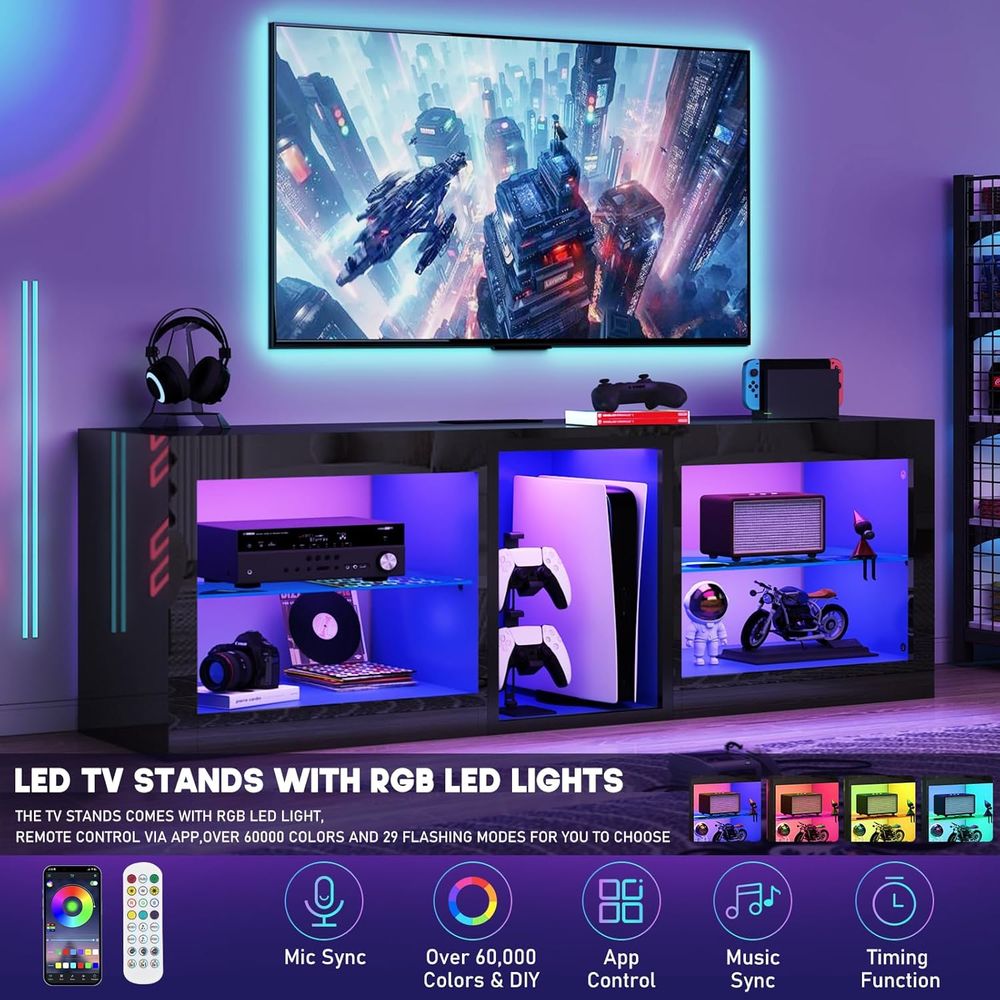 Stojaki pod telewizory LED z g – Gaming Console Entertainment Center recenzja i cena