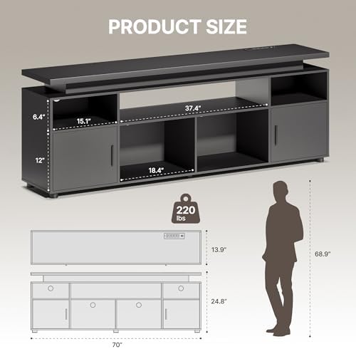 Szafka RTV, centrum rozrywkowe – Gaming Console Entertainment Center recenzja i cena