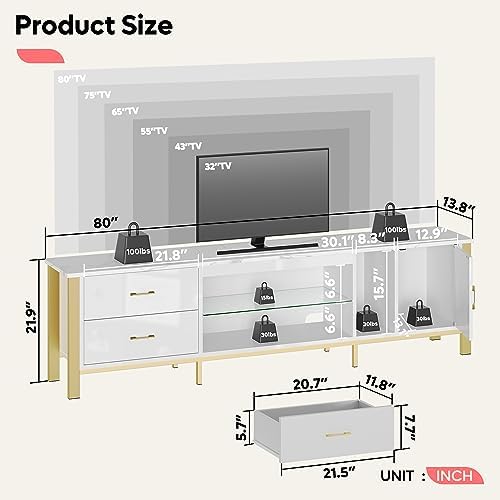 Stojak pod telewizor na telewi – Gaming Console Entertainment Center recenzja i cena